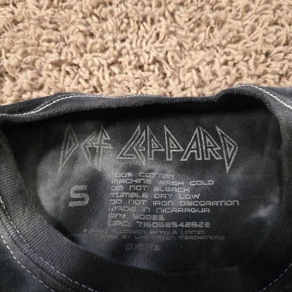Def Leppard Hysteria Tie dye Rock Tshirt. Small - Picture 7 of 8